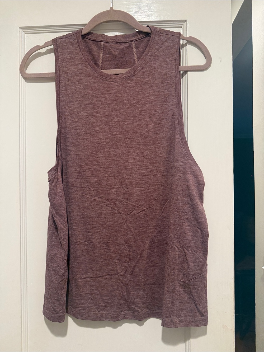 lululemon athletica Heathered Mauve Muscle Tank
